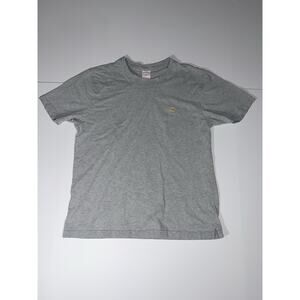 Brooks Brothers Mens Size Large T-Shirt Gray Small Logo Casual Relax Fit Comfort